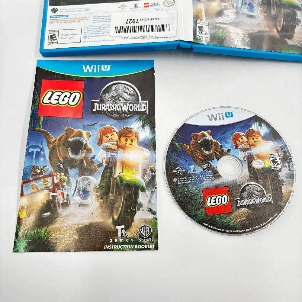 LEGO‎ Jurassic World PS3 CIB W/ Manual (Nintendo Wii U) Tested & Working